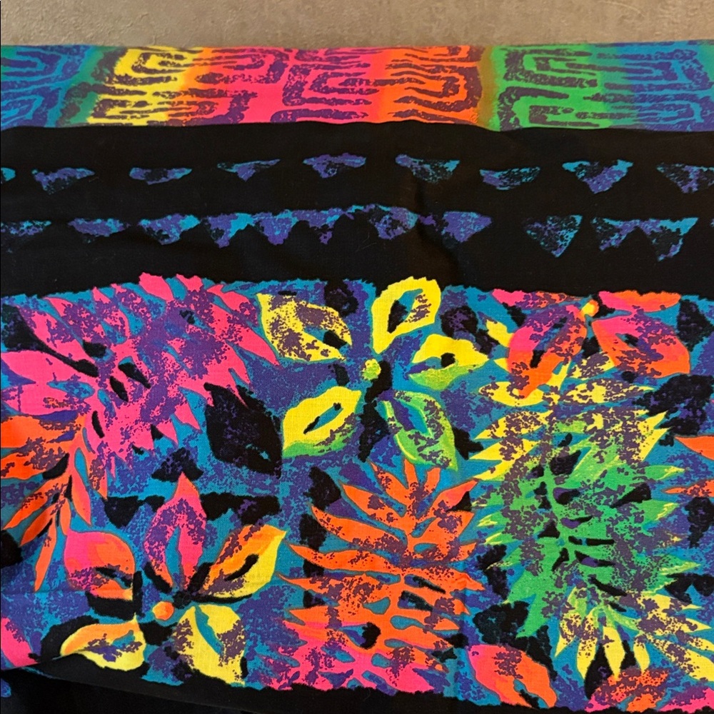 Colorful Tropical Pattern Fabric